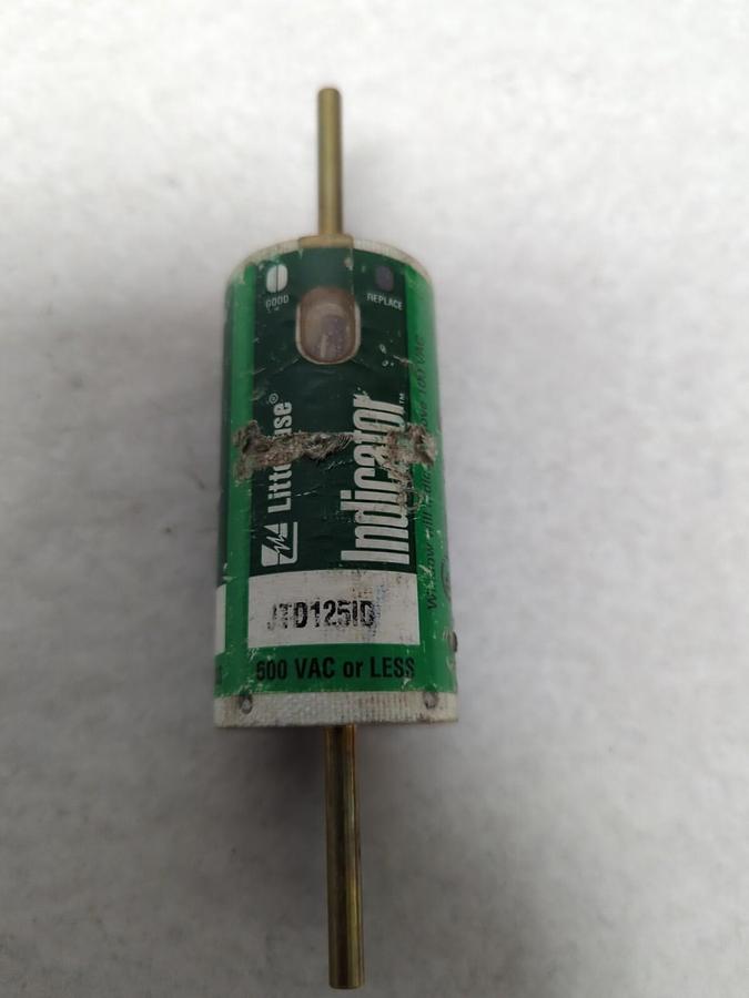 Used LITTELFUSE,JTD125 ID,INDICATOR 125 AMP FUSE PRE-OWNED