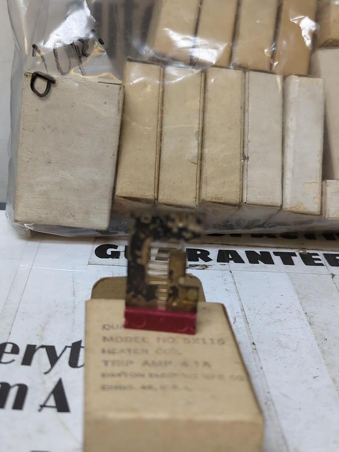 DAYTON ELECTRIC,5X116,HEATER COIL TRIP AMP 4.1 LOT OF 20 NOS