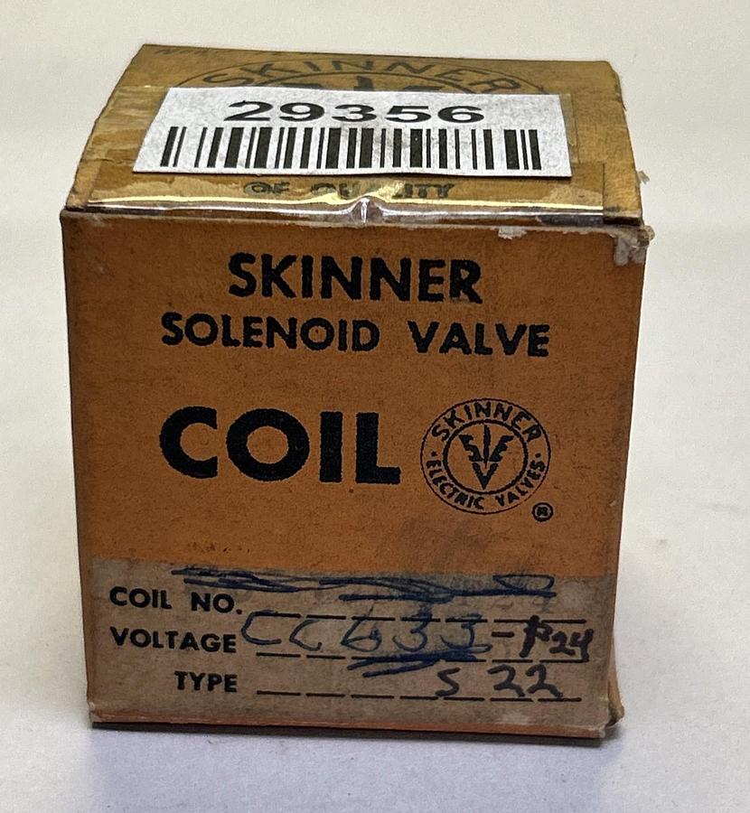 SKINNER,CC-633-F24,SOLENOID VALVE COIL NOS