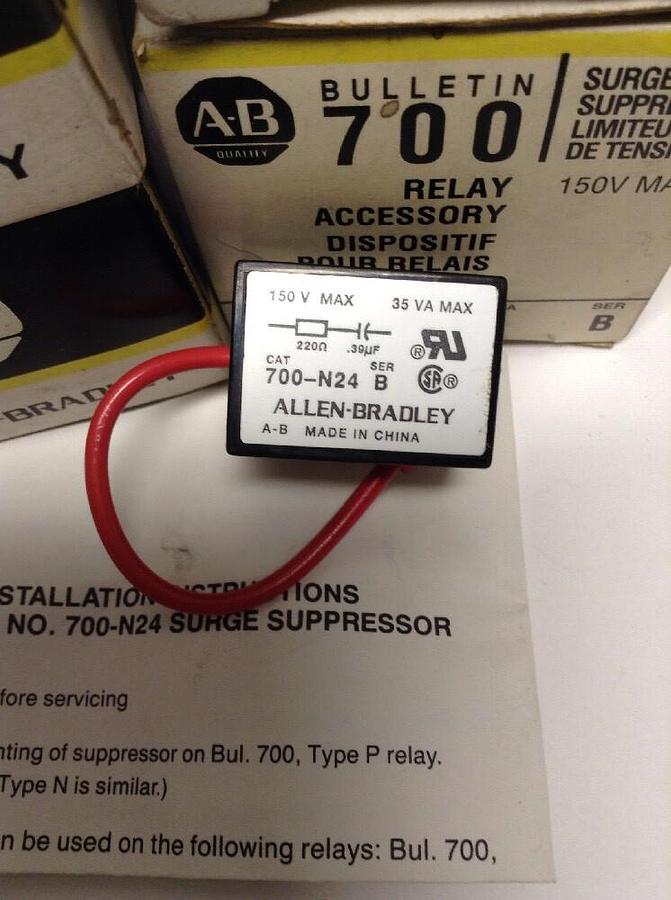 Allen Bradley,700-N24,Series B Surge Suppressor LOT OF 4