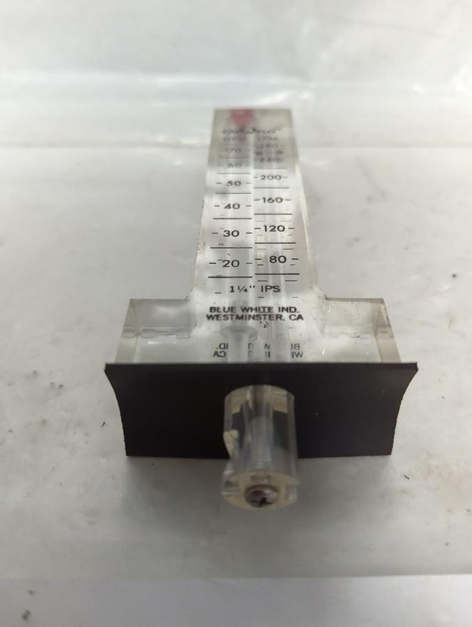 Used CALQFLO,GPM-LPM,FLOWMETER 1-1/4 IPS PRE-OWNED