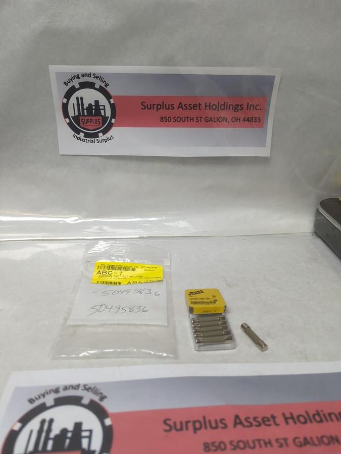 COOPER BUSSMANN,ABC-1,FAST ACTING 1 AMP FUSE LOT OF 6 NOS