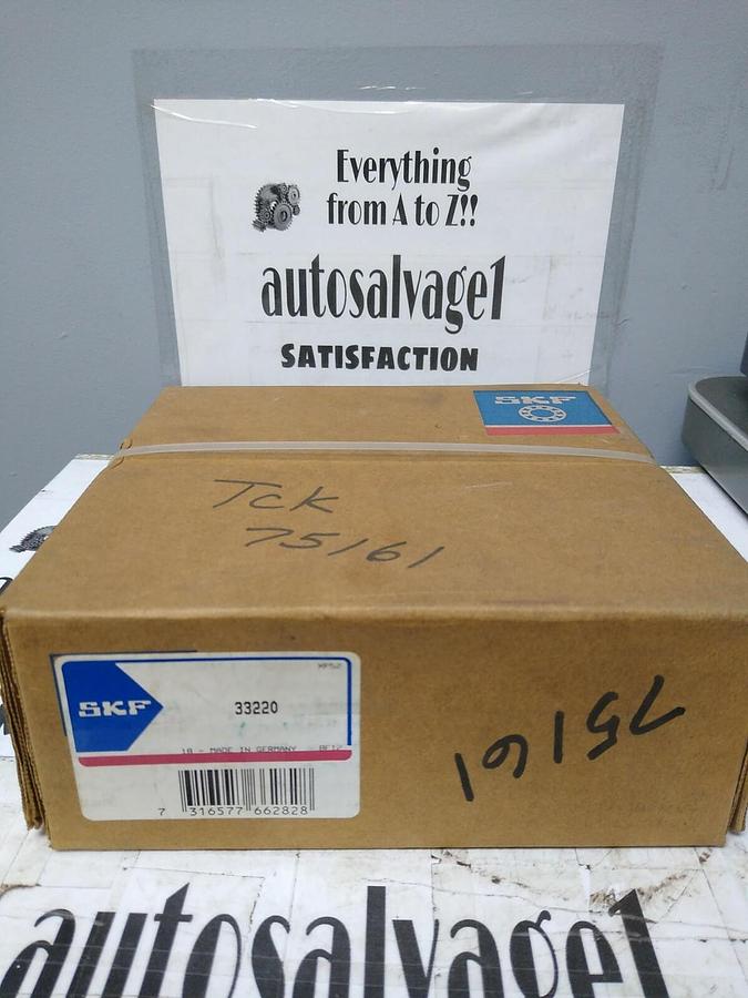 Used SKF,33220,Tapered Roller Bearing Full Assembly NOS