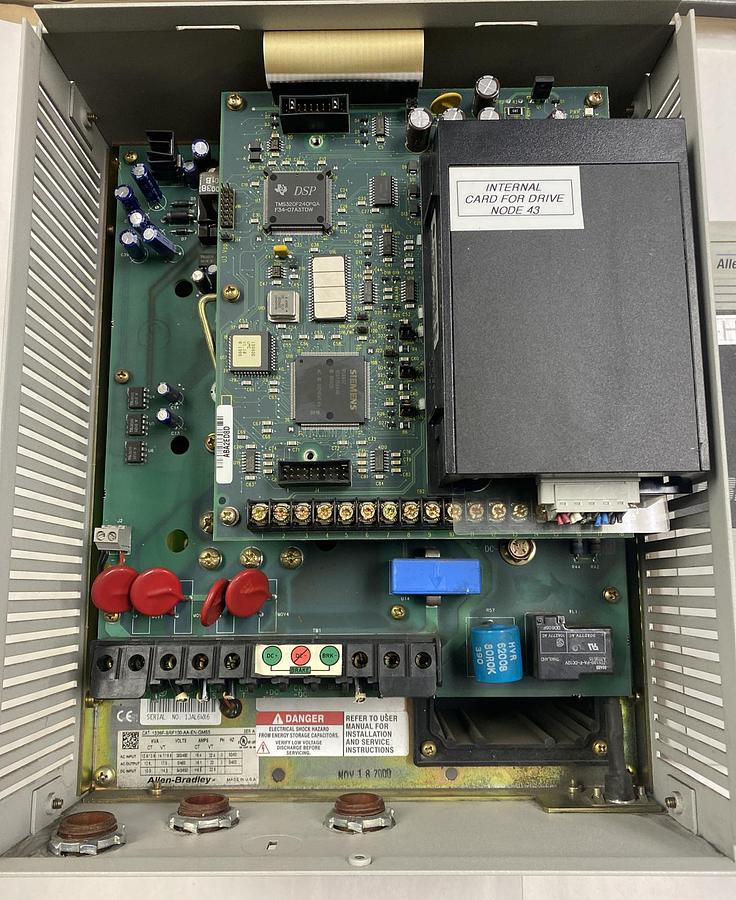 Used ALLEN BRADLEY,1336F-BRF100-AA-EN-GMS5 PLUS II,AC DRIVE 10HP