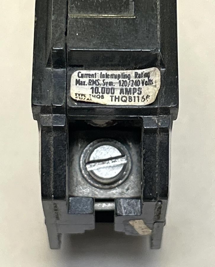 Used GENERAL ELECTRIC,THQB1160,CIRCUIT BREAKER 60A 120/240V 1P