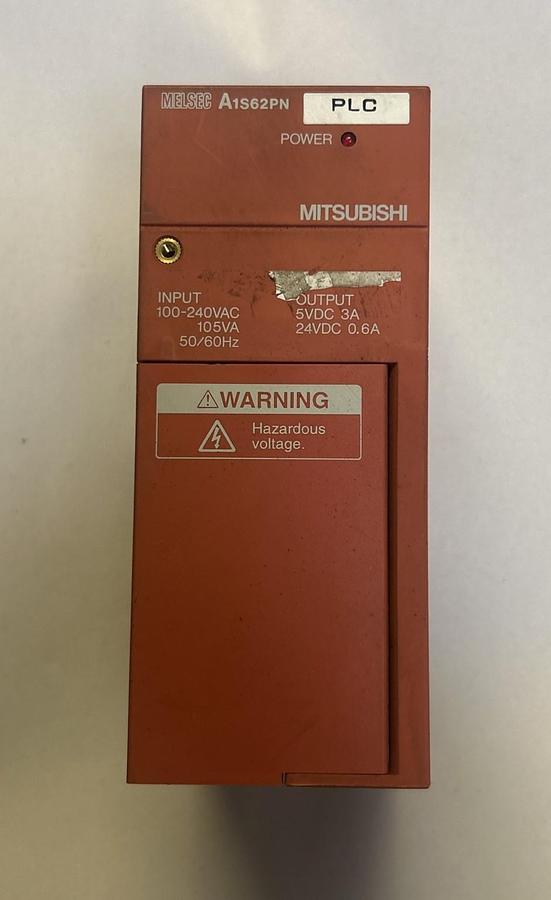 Used MITSUBISHI,A1S62PN,POWER SUPPLY UNIT