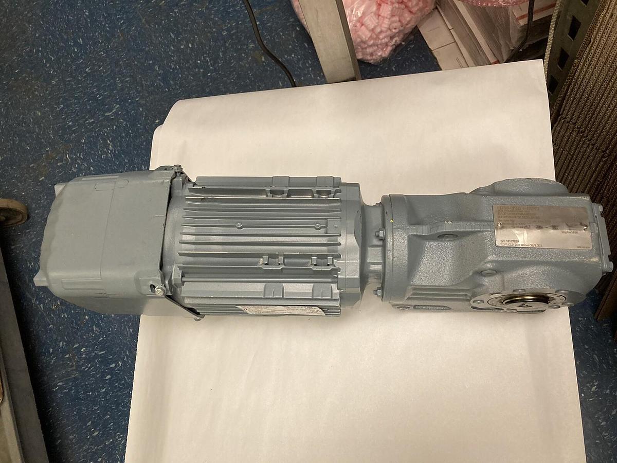 Used Sew-Eurodrive,KA37 DRN80M4/BE1HF,1 HP Gearmotor Ratio 28.83 1751/61 RPM