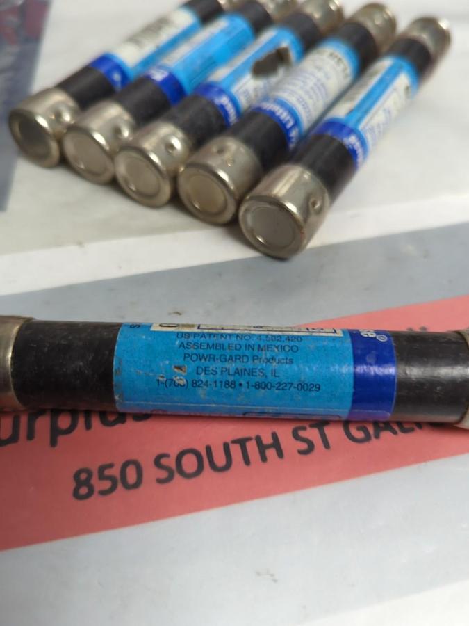 Used LITTELFUSE,FLSR-20,POWR-GARD FUSE 20 AMP LOT OF 6 PRE-OWNED
