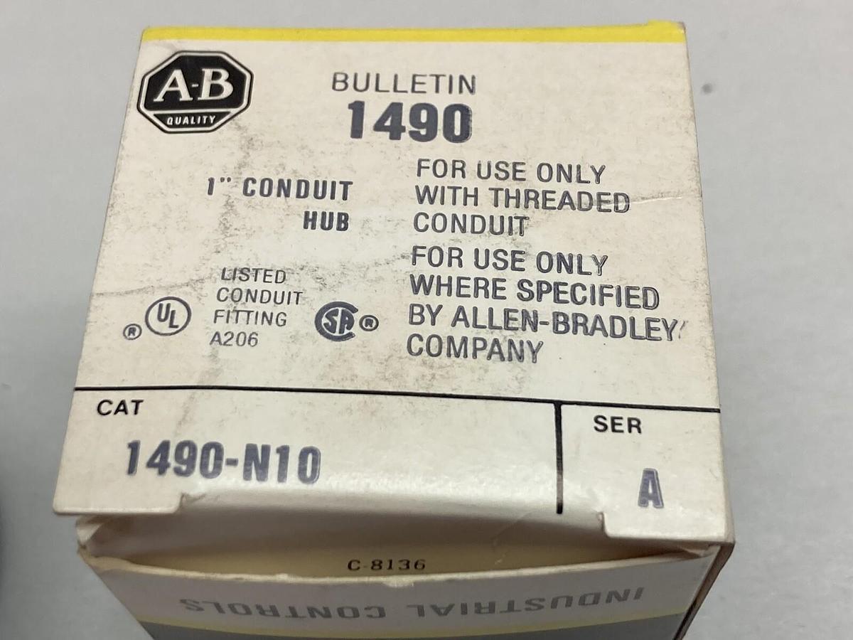 Allen Bradley,1490-N10,Ser A Conduit Connector Hub