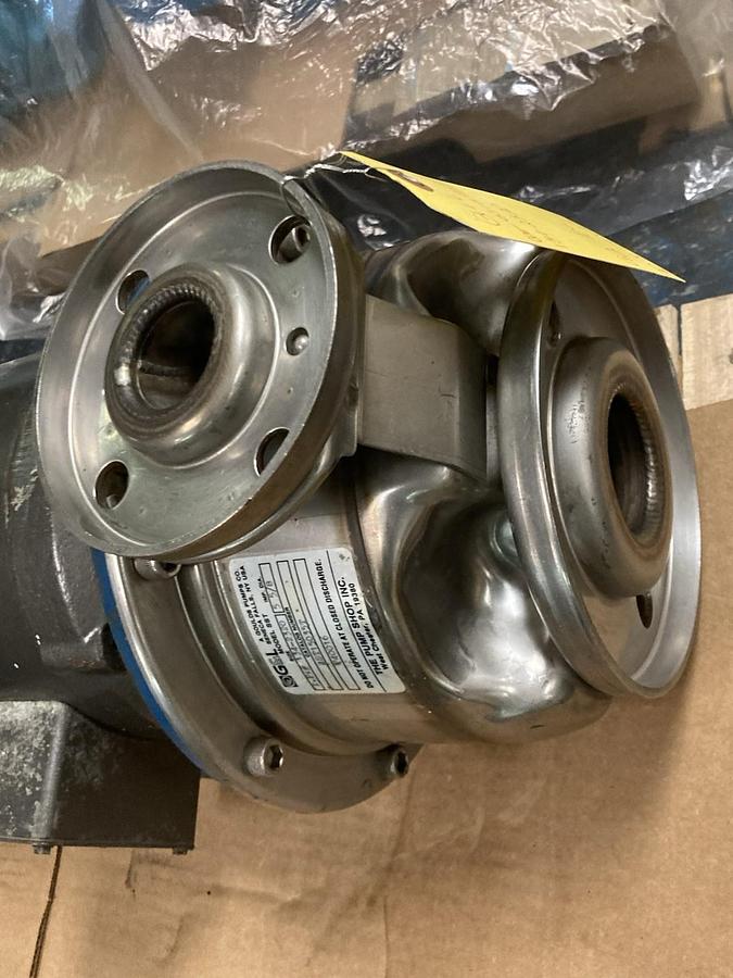 Used Goulds,4ST15035T,Centrifugal SS Pump Size 1-1/4X2X6 5hp 3450rpm 3ph Motor