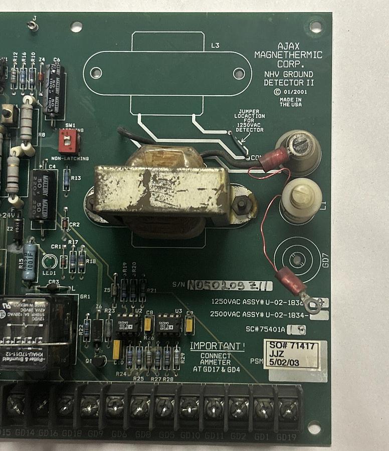 Used AJAX,75401A18,PC BOARD