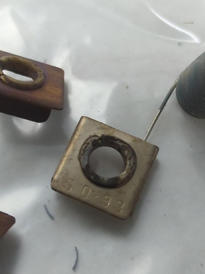 Used JOSLYN CLARK,S0-93,OVERLOAD THERMAL HEATER ELEMENT LOT OF 5 PRE-OWNED