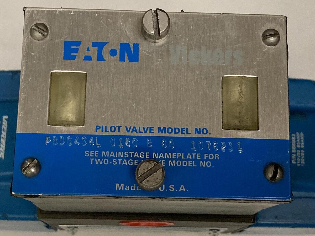 Used Vickers,PBDG4S4L-018C-B-60,Solenoid Valve