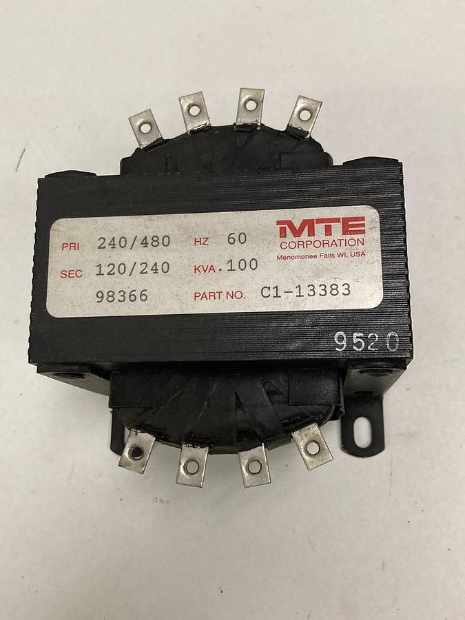 Used MTE,C1-13383,Transformer 60HZ