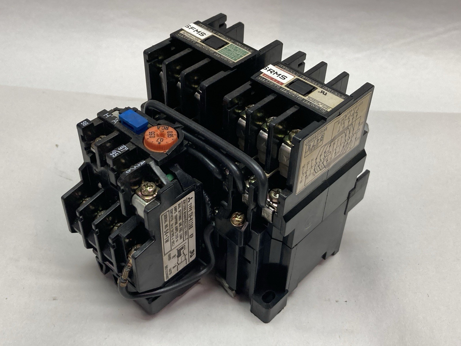 Used Mitsubishi,S-KR11,Reversing Starter Contactor Assembly 220-440V