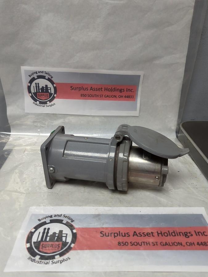 Used RUSSELLSTOL,7328-78/7124-78,PLUG & CONNECTOR 60A 250V/600VAC PRE-OWNED