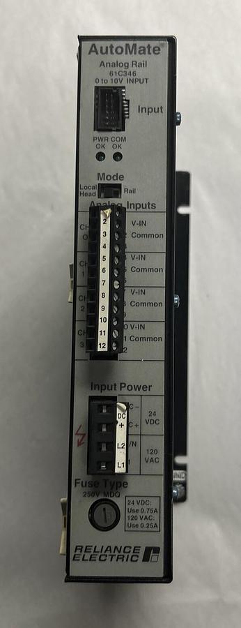 Used Reliance Electric,61C346,Analog Input Module