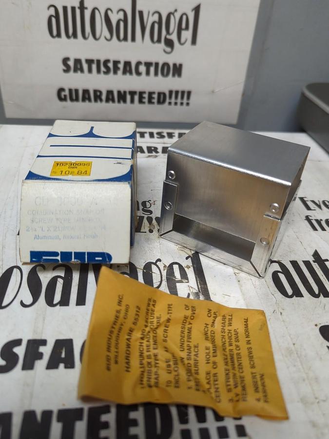 BUD,CU-3000-A,ALUMINUM MINI-BOX NOS