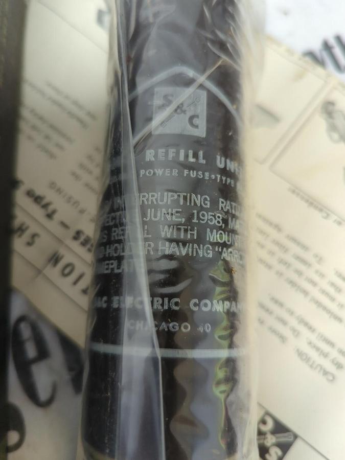 S & C,132050R3 SM-5,REFILL UNIT KV-14.4 AMP-30E TCC NO-153.4 NOS