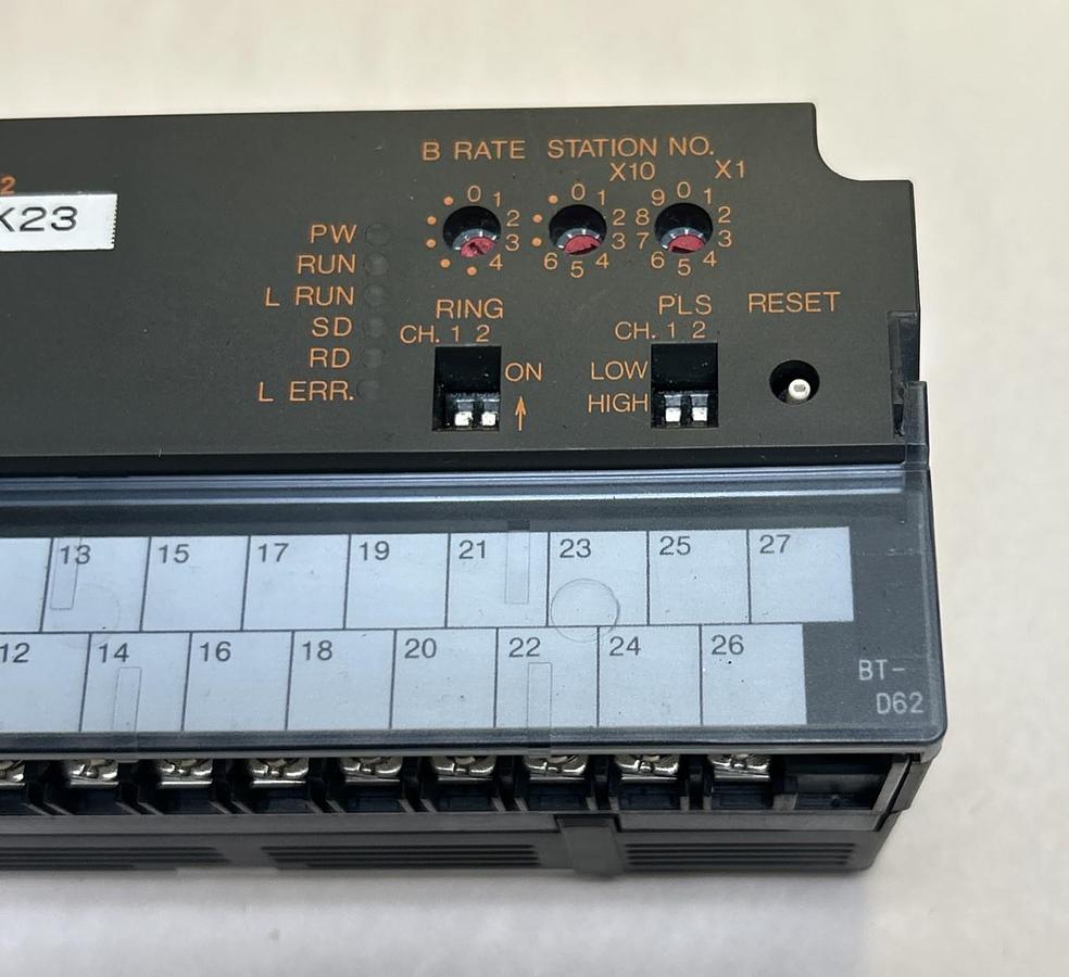 Used MITSUBISHI,AJ65BT-D62,HIGH SPEED COUNTER MODULE