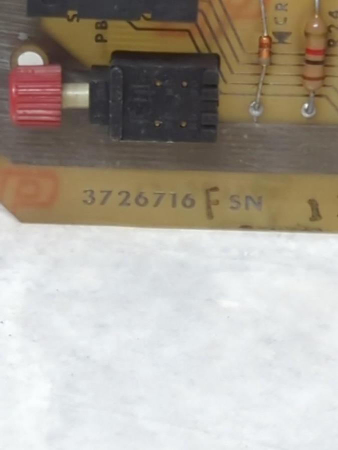 Used BENDIX,3726716F,S5 AC OUTPUT VOLTAGE 115 I/F CIRCUIT BOARD PRE-OWNED