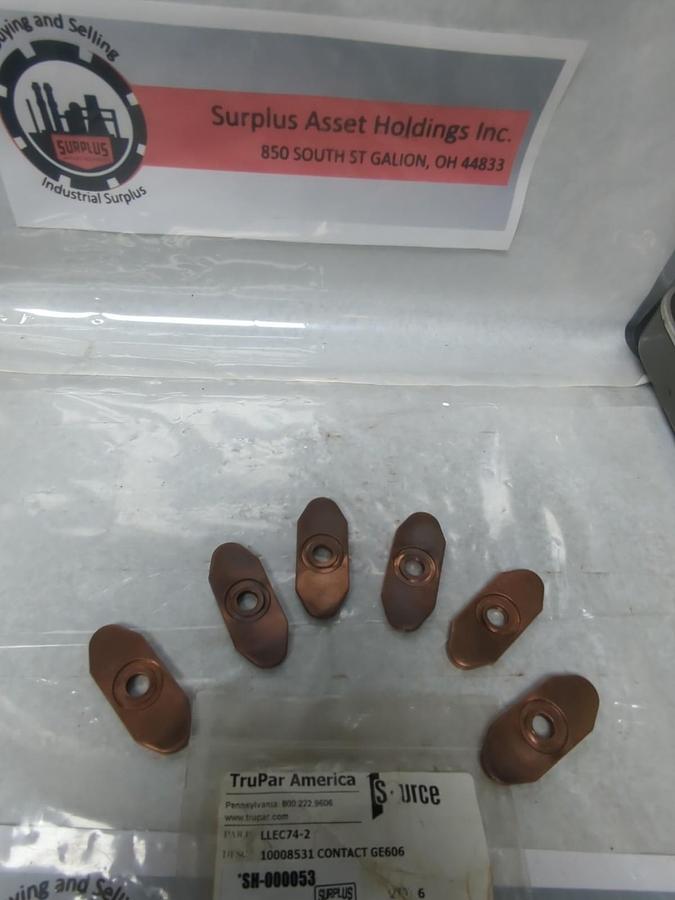 TRUPAR/GE,GE606,CONTACT LOT OF 6 NOS