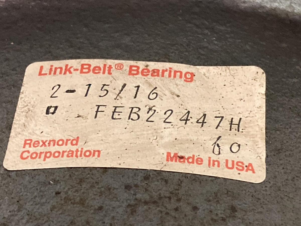 Link-Belt,FEB22447H,Roller Bearing Flange Unit 2 15/16 Inch
