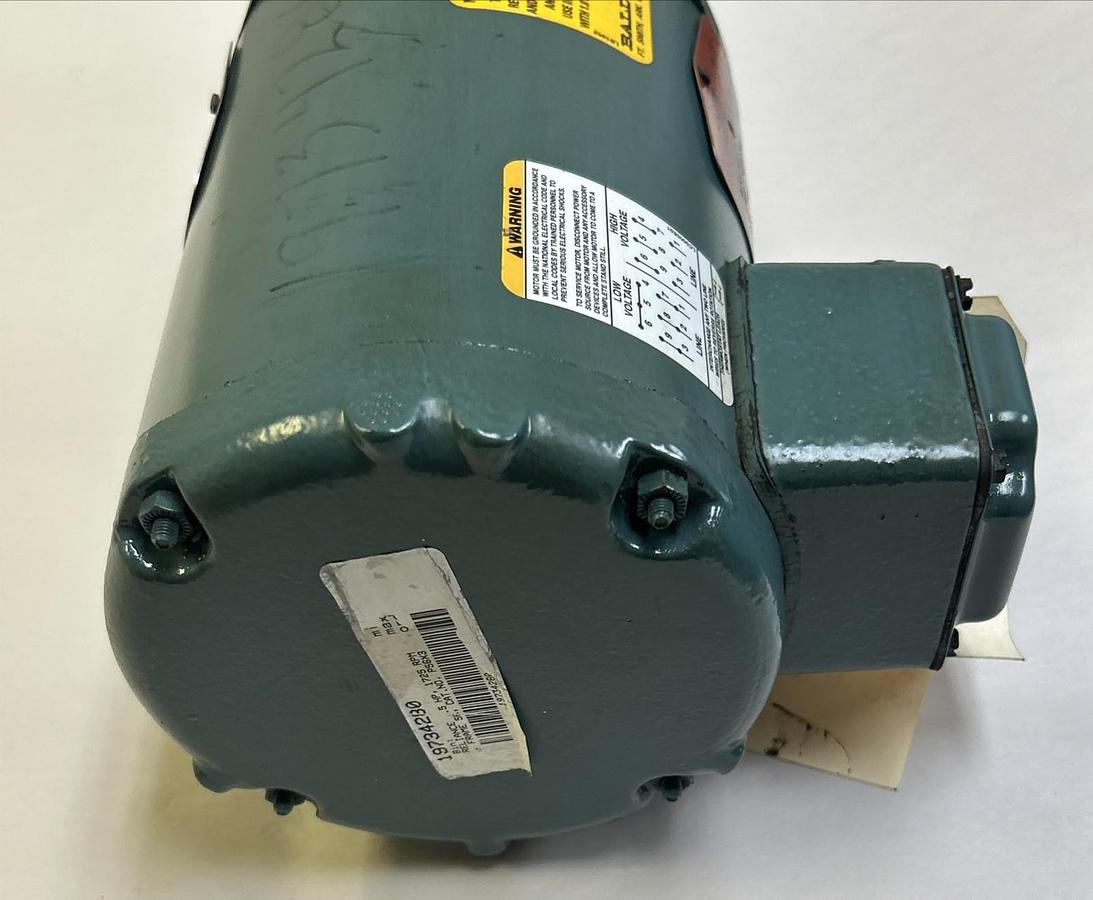 Used BALDOR RELIANCE,P56X3822,MOTOR 1/2HP 1725RPM 208-230/460V 3PH 58 FRAME
