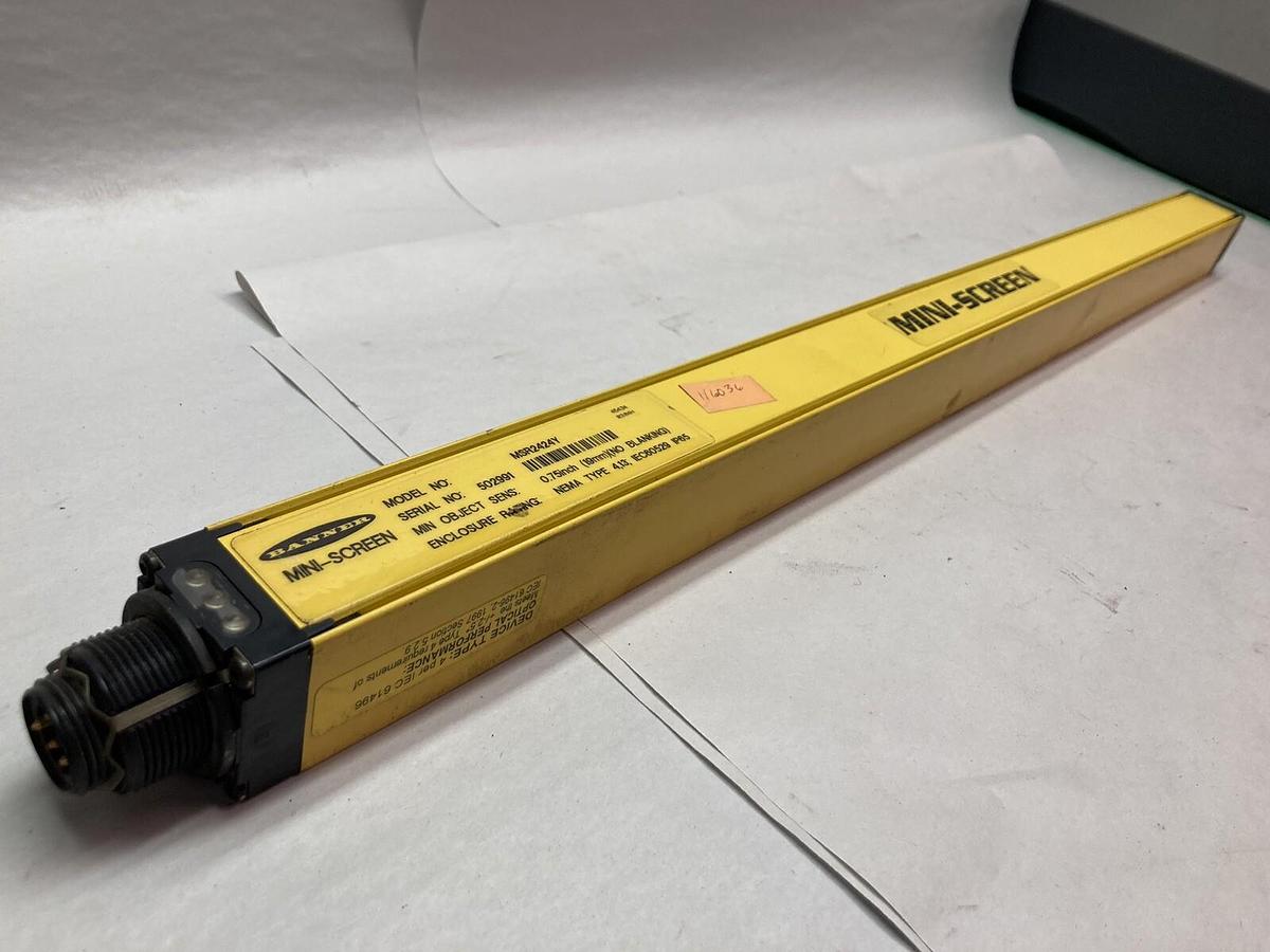 Banner,MSR2424Y,Safety Light Curtain