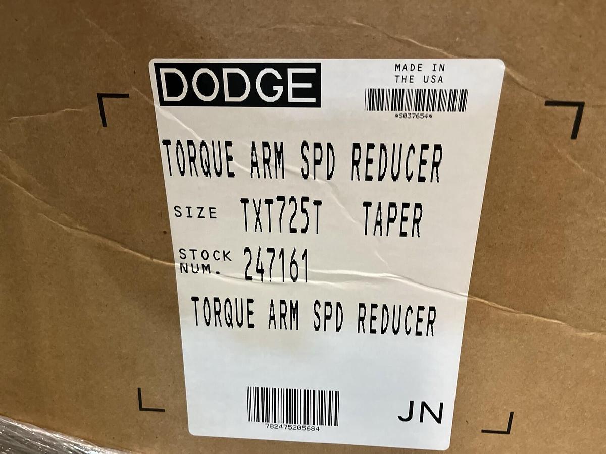 DODGE,247161,TXT725T TORQUE ARM GEAR SPEED REDUCER RATIO 24.59  72.3HP  1844RPM