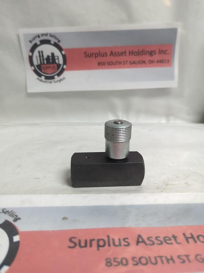 Used PARKER,F600S,HYDRAULIC FLOW VALVE PRE-OWNED