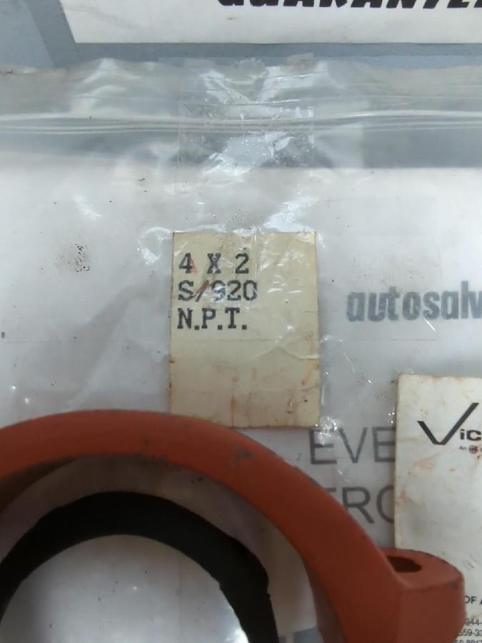 VICTAULIC,STYLE 920,4 IN X 2 IN MECHANICAL T-BOLTED BRANCH OUTLET NOS