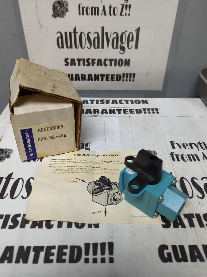 WILKERSON,GPA-95-085,MODULAR AIR LINE VALVE SHUT-OFF NOS