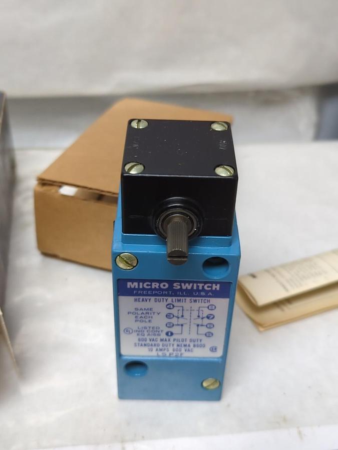 HONEYWELL,LSP2F,HEAVY DUTY LIMIT SWITCH 600V 10 AMP NOS