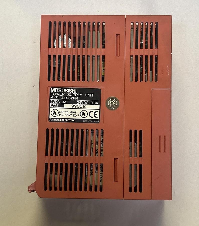 Used MITSUBISHI,A1S62PN,POWER SUPPLY UNIT