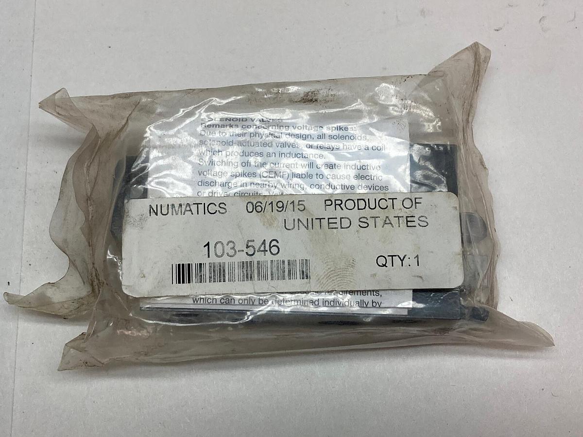 Used Numatics,103-546,Pneumatic Manifold Block