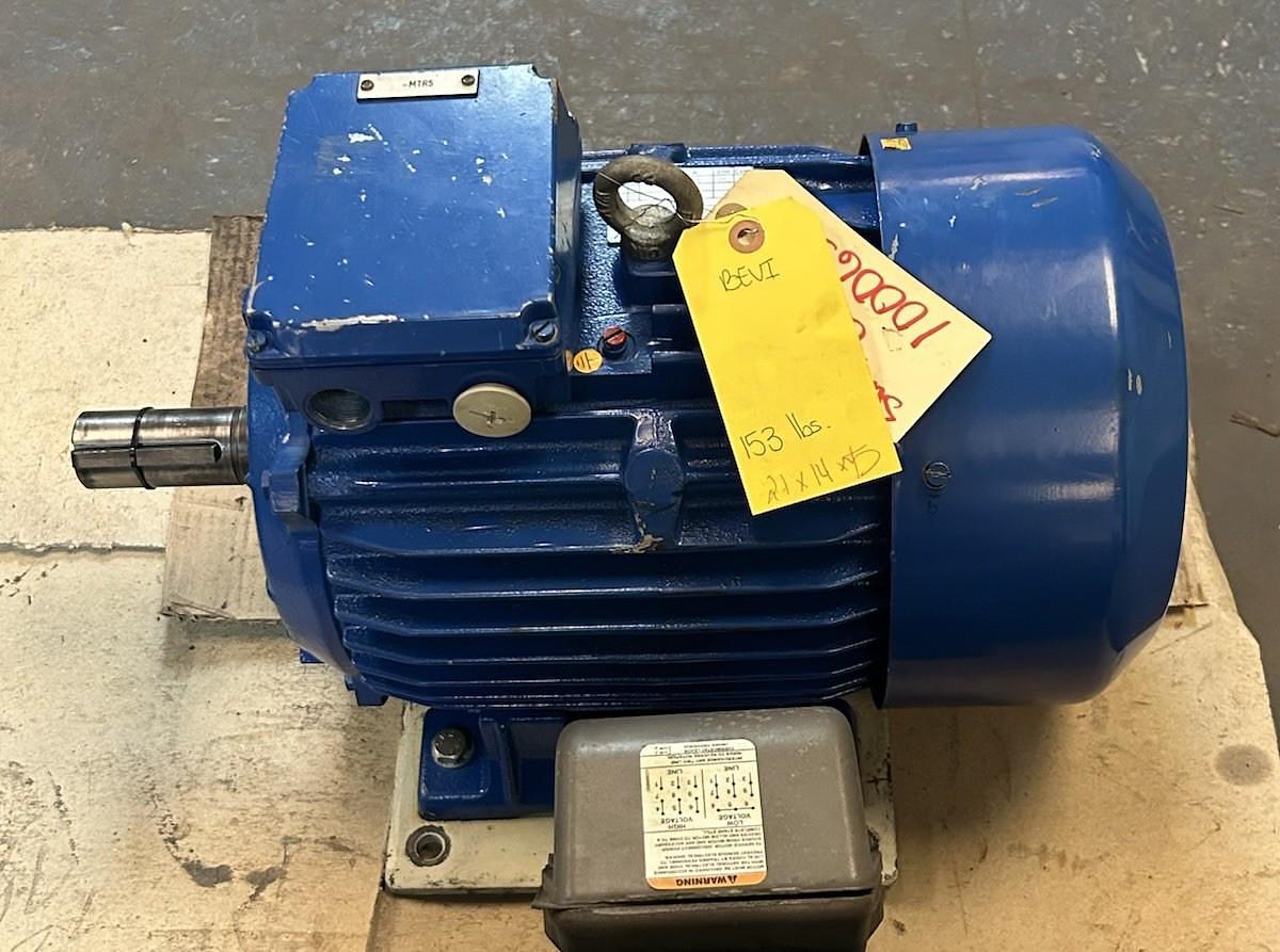 Used BEVI,132M-6A,MOTOR 4.6KW 480V 1152RPM 3PH