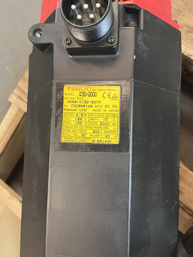 Used FANUC,A06B-0152-B077,AC SERVO MOTOR