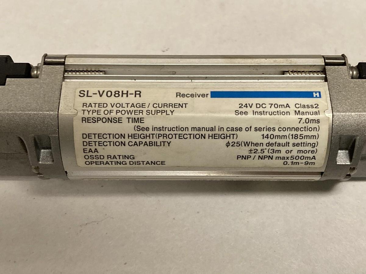Used Keyence,SL-V08H-R,Light Curtain Transmitter 24v-dc