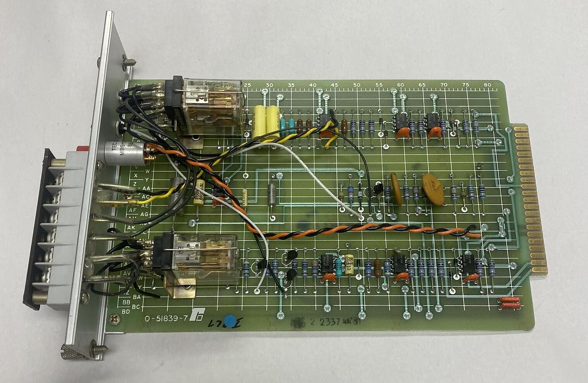 Used RELIANCE,0-51839-7,OVERLOAD VOLTAGE RELAY IRCH BOARD