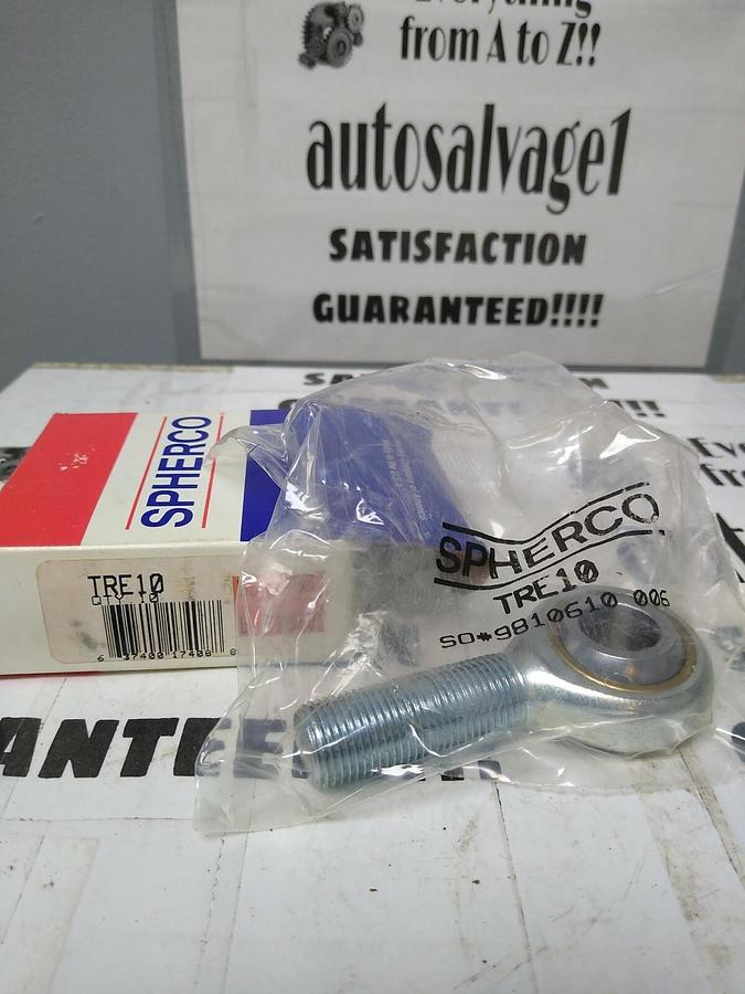 Used Spherco,TRE-10,Male Threaded Right Handed Rod End  Bearing NOS