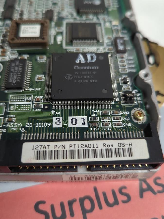 Used QUANTUM,PI12A011,INTERNAL POWER HARD DRIVE REV 08-H PRE-OWNED