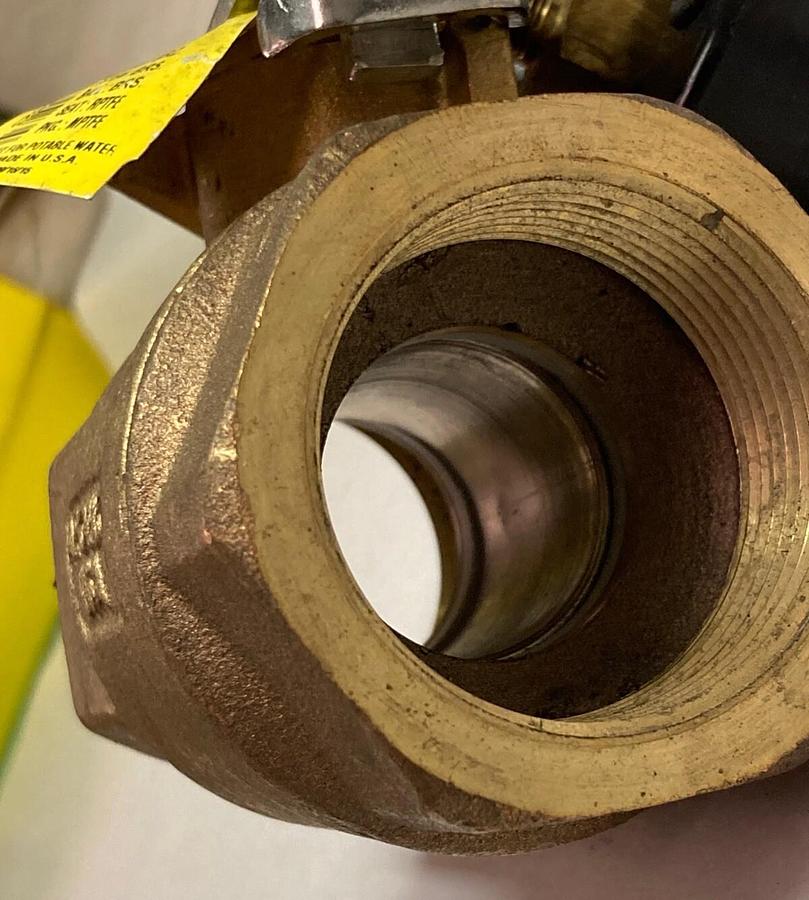 Used Apollo,70-107-27,Manual Bronze Ball Valve 1-1/2 Inch