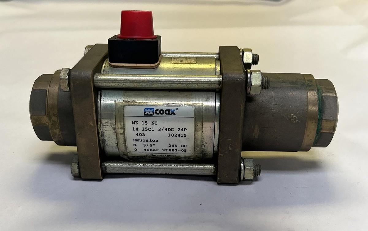 Used COAX,MK15NC,DIRECTIONAL VALVE 3/4INCH 24VDC NOS