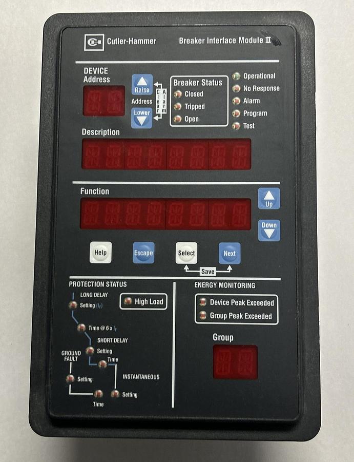 Used EATON,BIMII,BREAKER INTERFACE MODULE II