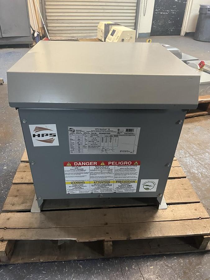 HPS SENTINEL G,SG3A0015KB,TRANSFORMER 15kVA 3PH HV 480V LV 208Y/120V