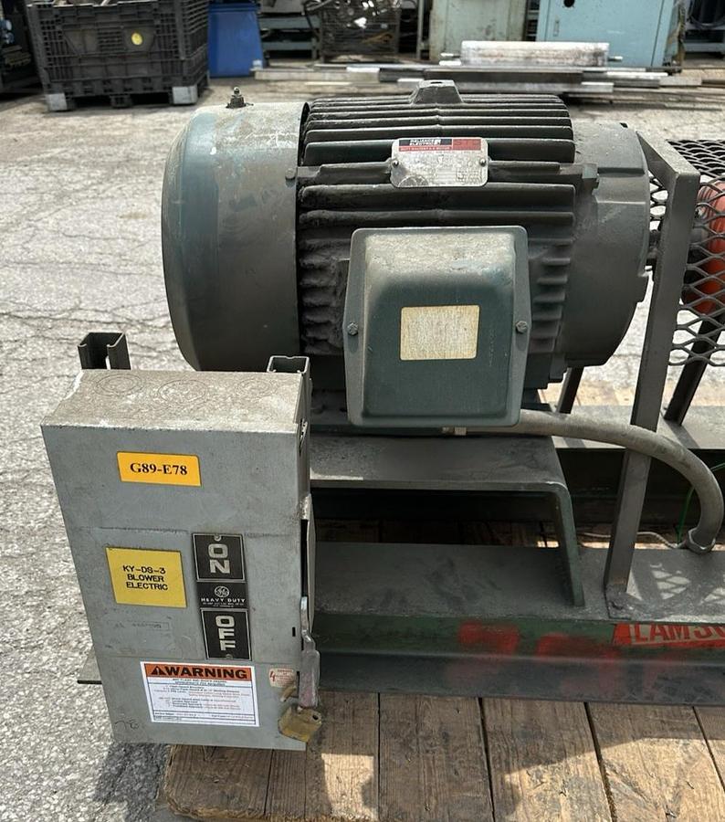 Used Lamson,E4-AD,650 CFM 20HP Multi Stage Centrifugal Blower