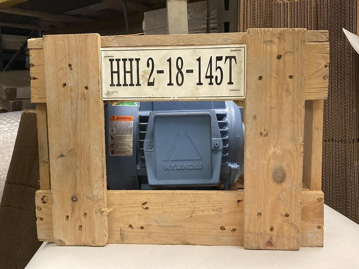 Used Crown Triton,PLP145SR235,2HP 3 Phase Motor 1735 RPM 230/460V  145T Frame