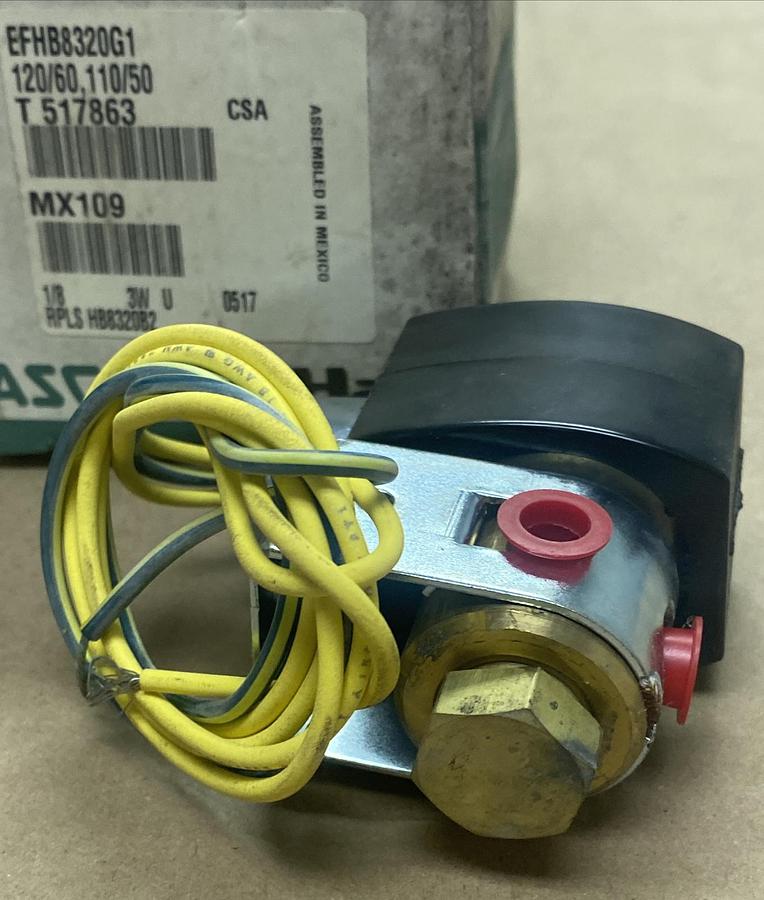 Asco,EFHB8320G1,Solenoid Valve 1/8" 120/60 110/50 NOS