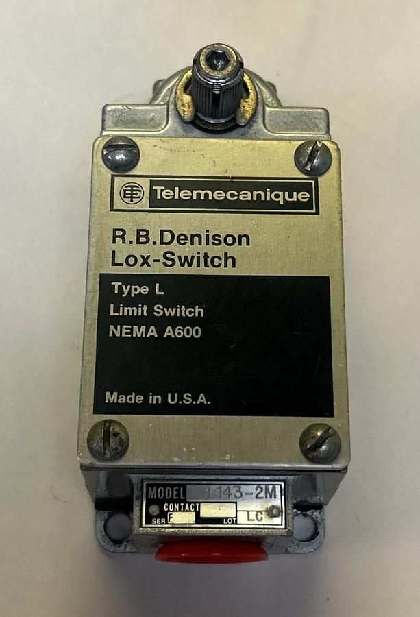 Used TELECANIQUE,L143-2M,LIMIT SWITCH